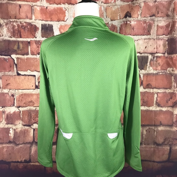 Saucony green women’s pullover - Picture 4 of 7